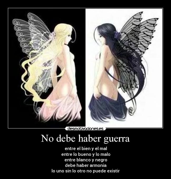 No debe haber guerra -