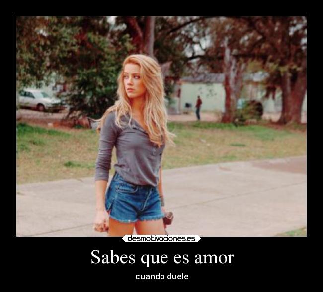 Sabes que es amor - 