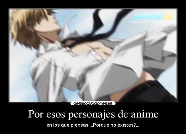 Por esos personajes de anime -