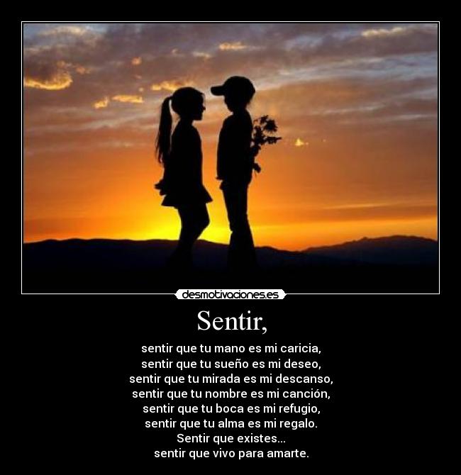 Sentir, - 