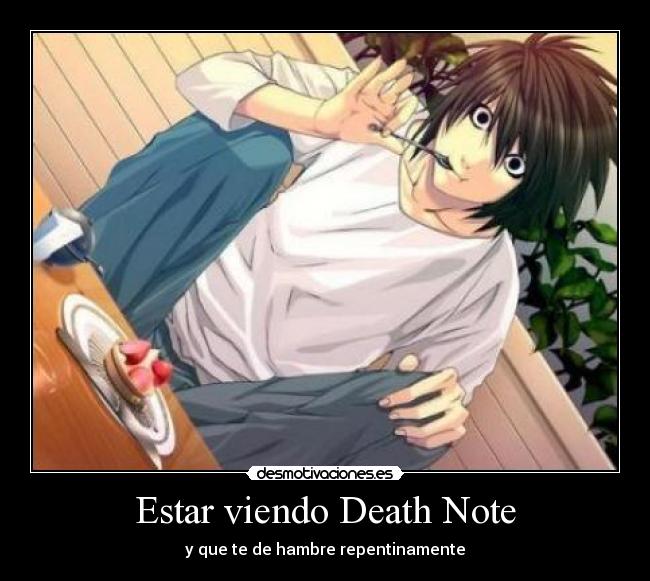 Estar viendo Death Note -