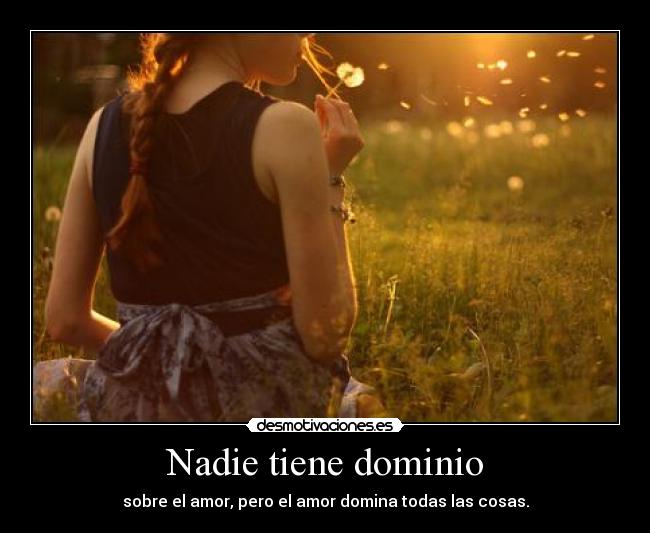 Nadie tiene dominio - 
