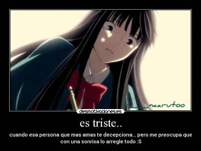 es triste.. - 