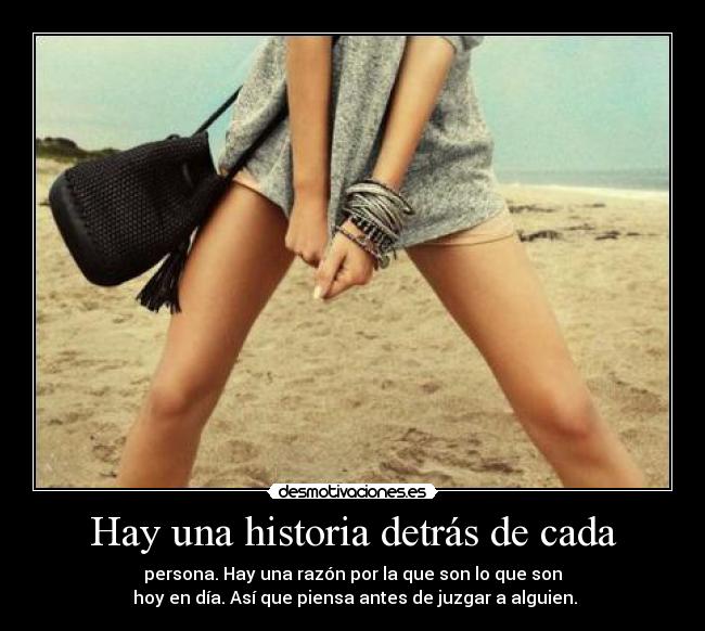 Hay una historia detrás de cada -