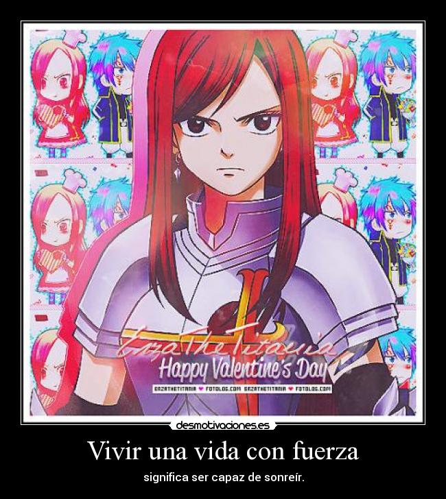 Vivir una vida con fuerza - significa ser capaz de sonreír.