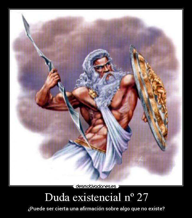 Duda existencial nº 27 -