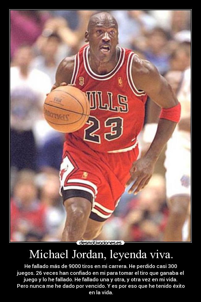 Michael Jordan, leyenda viva. - 