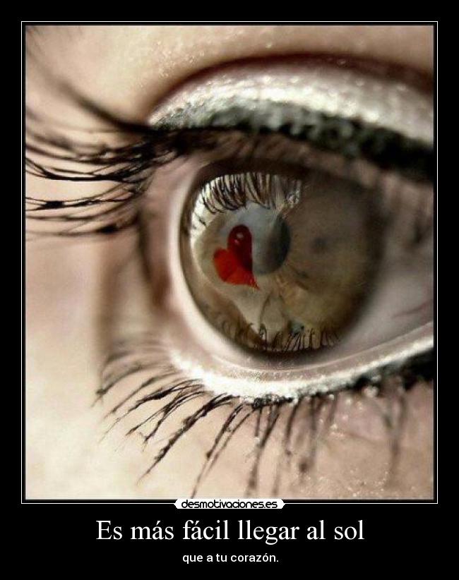 Es más fácil llegar al sol -