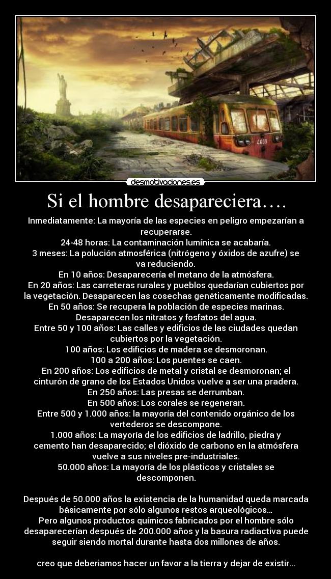 Si el hombre desapareciera…. - 