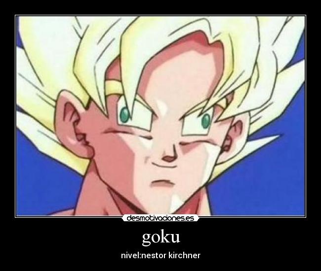goku - nivel:nestor kirchner