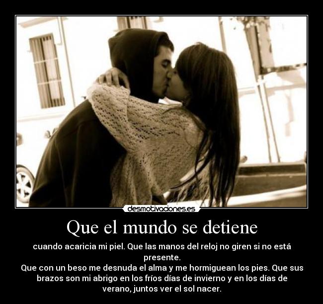 Que el mundo se detiene - 