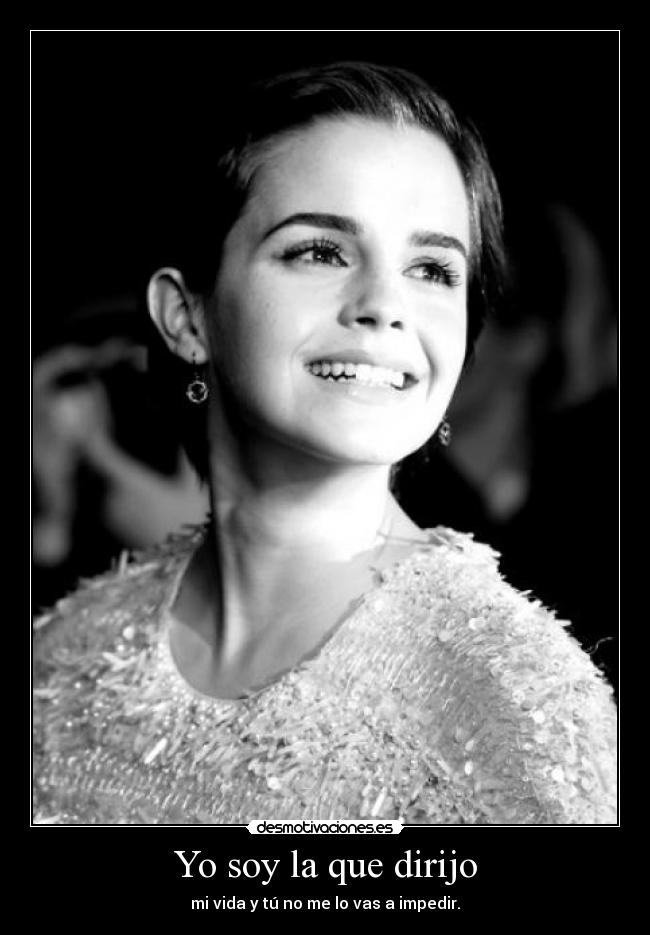 Yo soy la que dirijo -