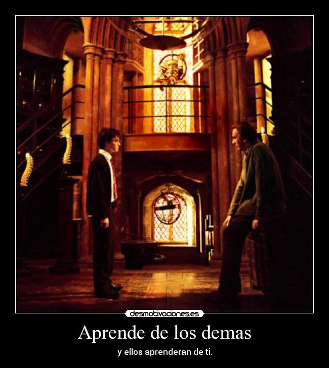 Aprende de los demas -