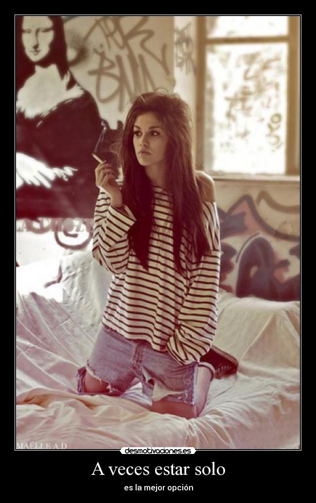 A veces estar solo - 