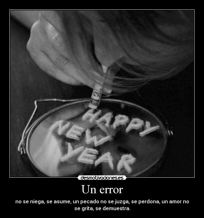Un error - 