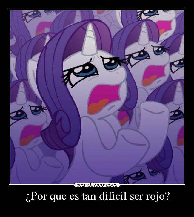 carteles rarity little pony desmotivaciones