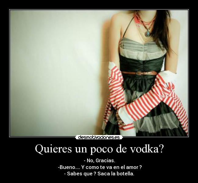 carteles love thanks prefer vodka desmotivaciones