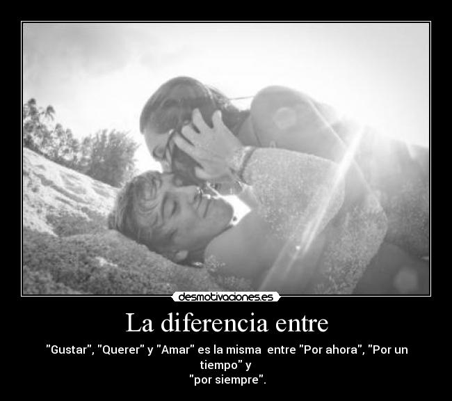 La diferencia entre - 