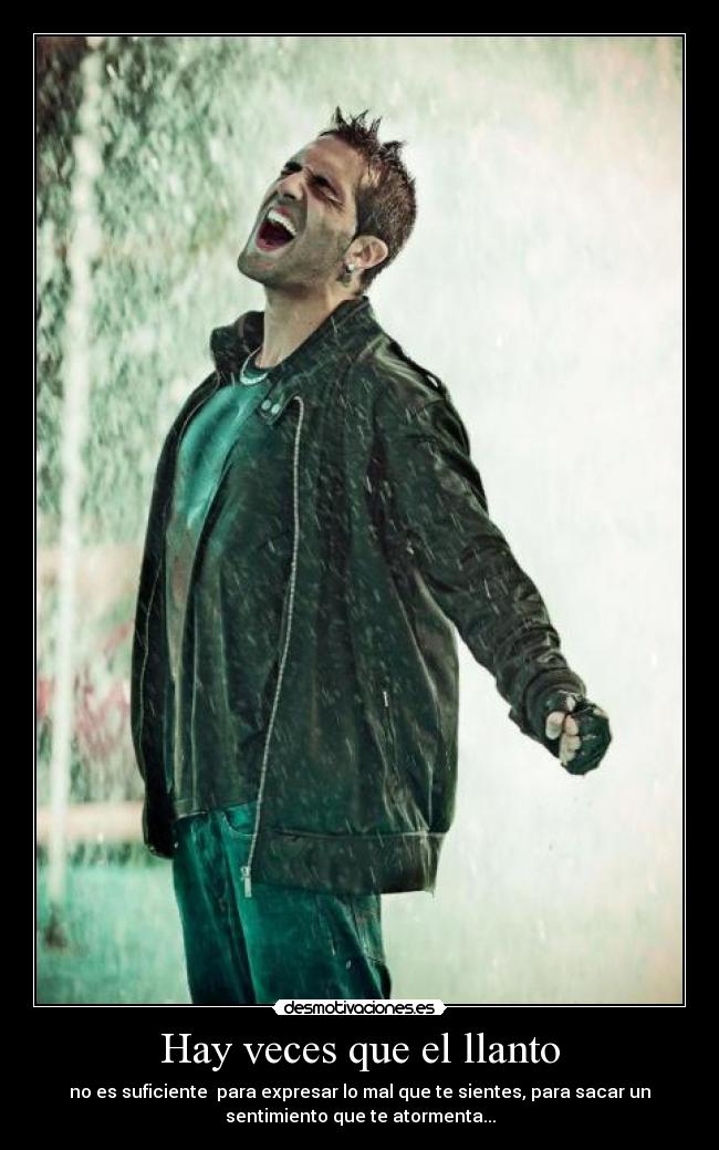 carteles llanto atormente amor sentimientos desmotivaciones