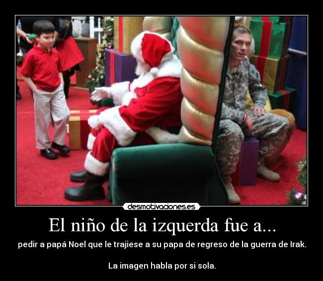 El niño de la izquerda fue a... - 