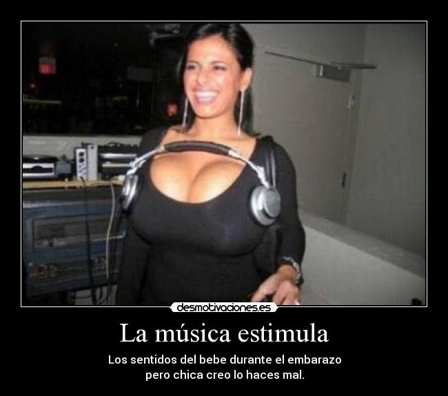 La música estimula -