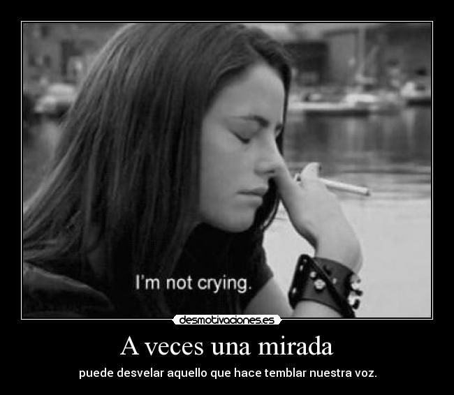 A veces una mirada -