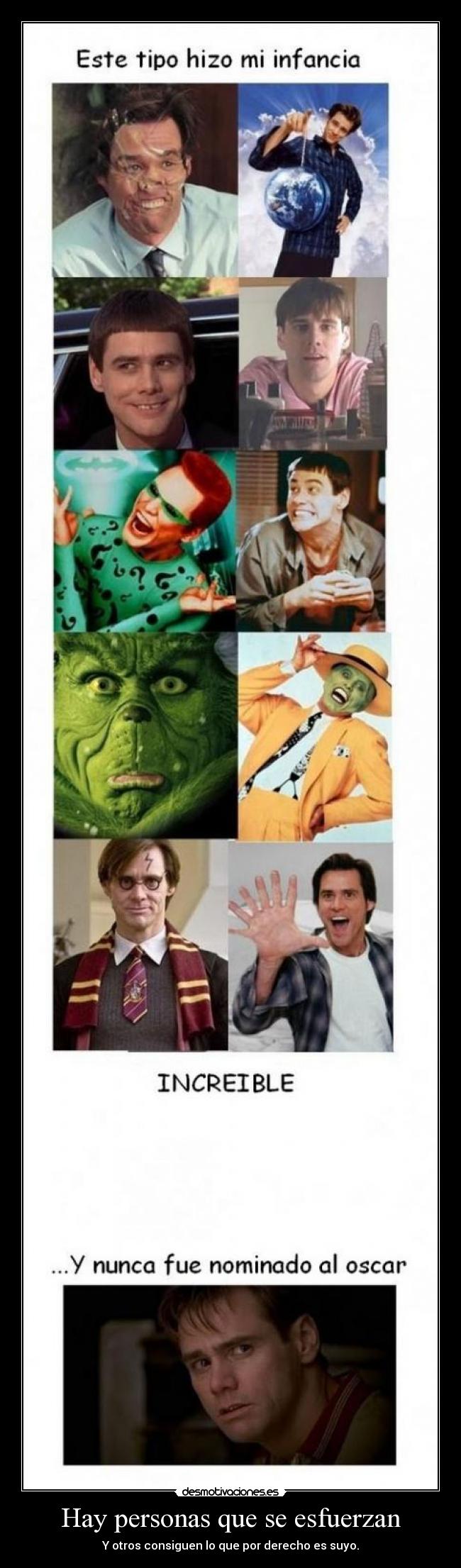 Hay personas que se esfuerzan - 