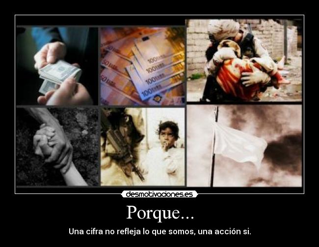 Porque... -