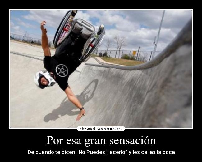 Por esa gran sensación -