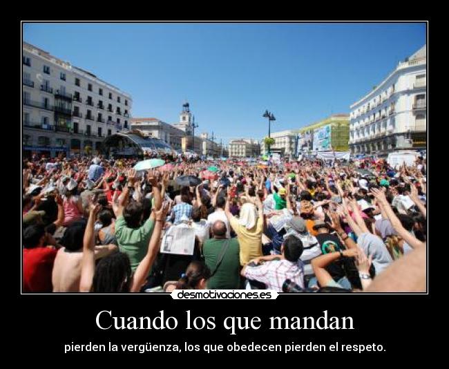 Cuando los que mandan -
