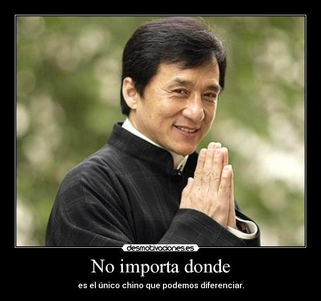 No importa donde -