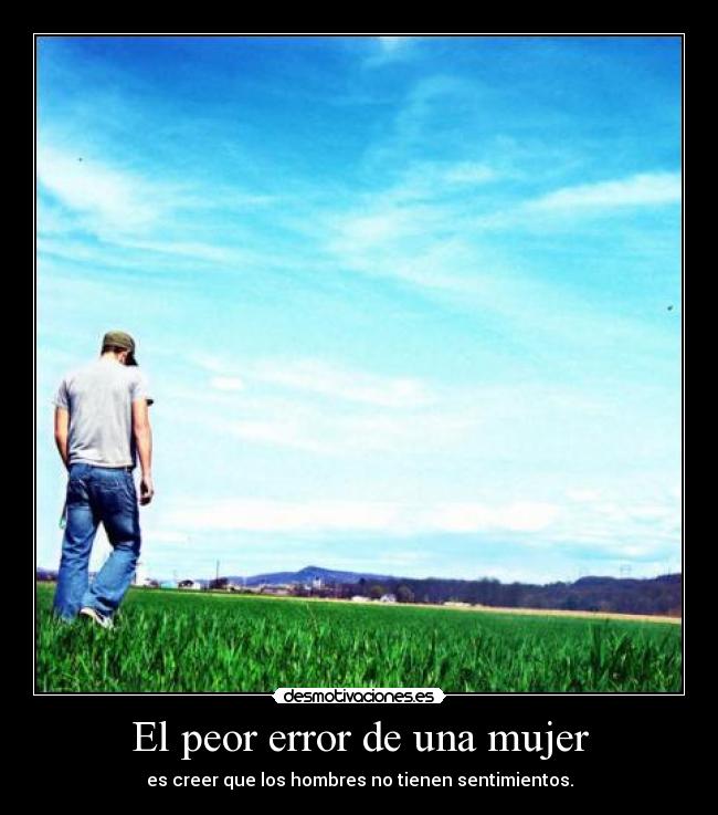 El peor error de una mujer -