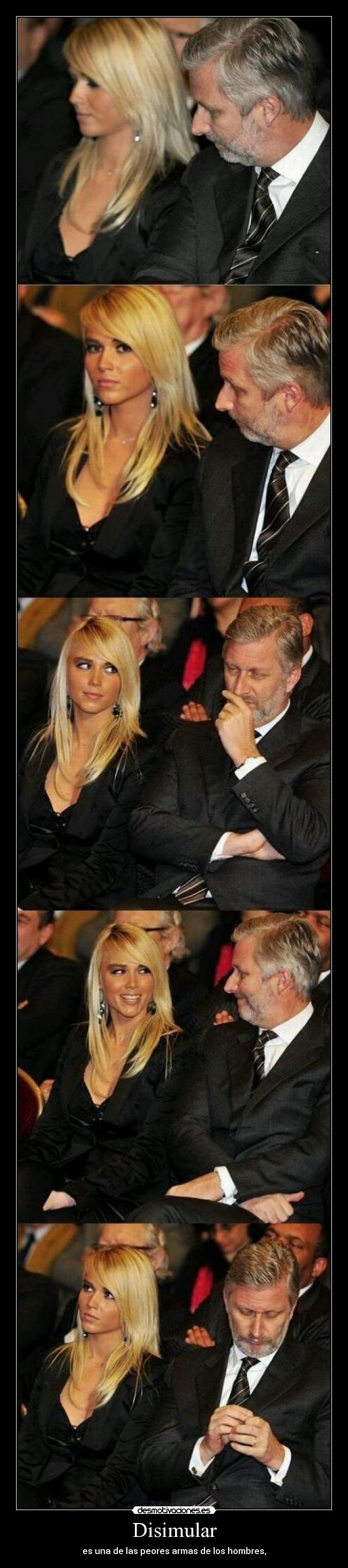Disimular - es una de las peores armas de los hombres,
