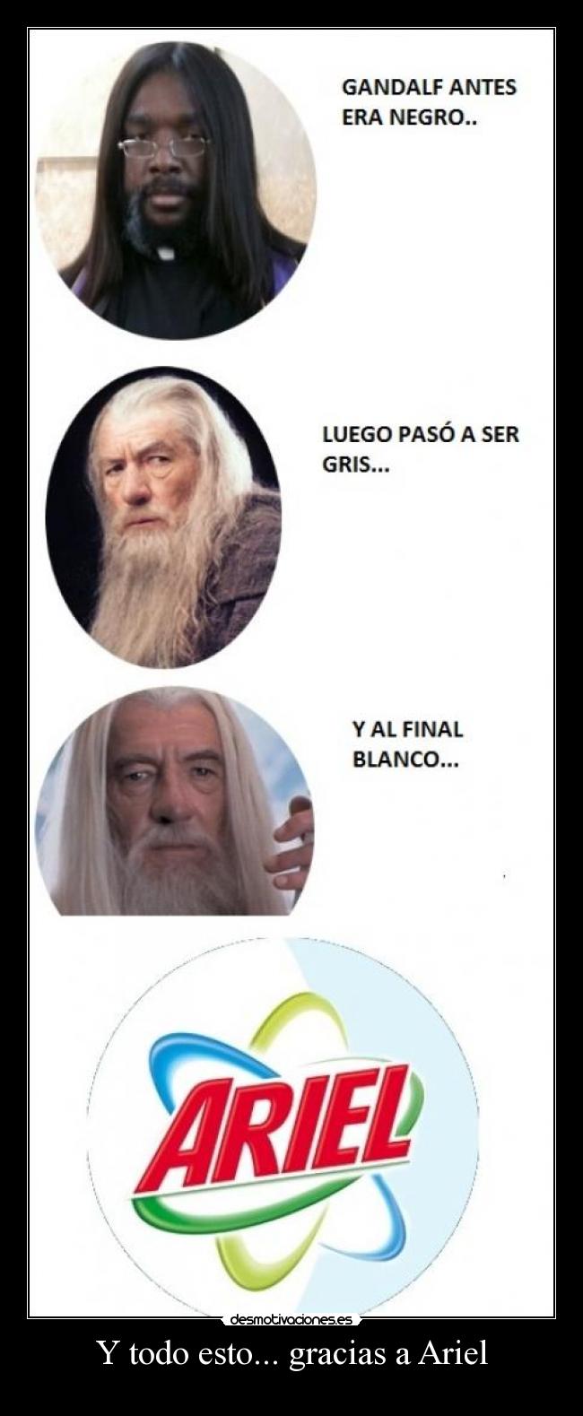 Y todo esto... gracias a Ariel - 