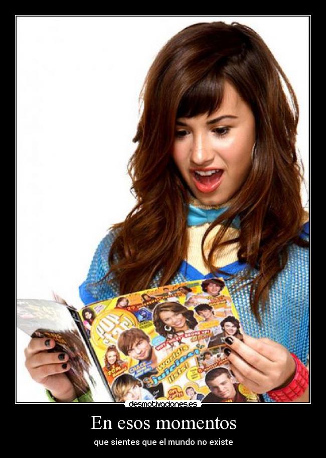 carteles esos momentos que sientes que mundo existe desmotivaciones
