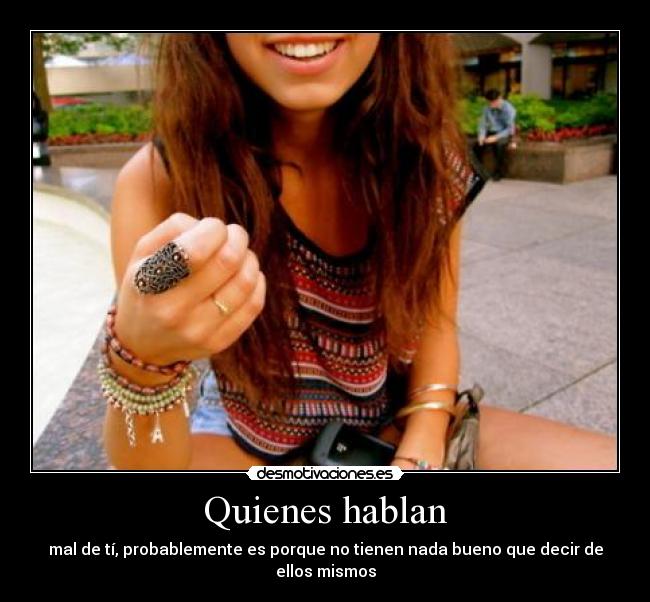 Quienes hablan -