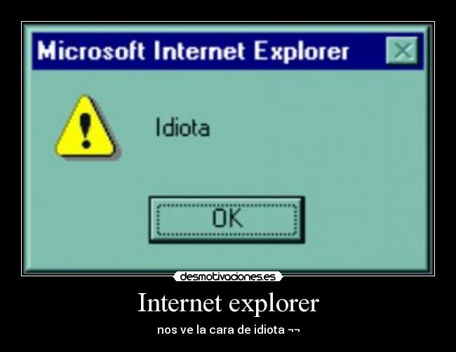 Internet explorer -