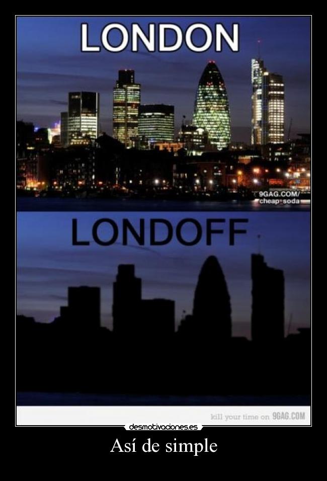 carteles london 9gag just for fun desmotivaciones