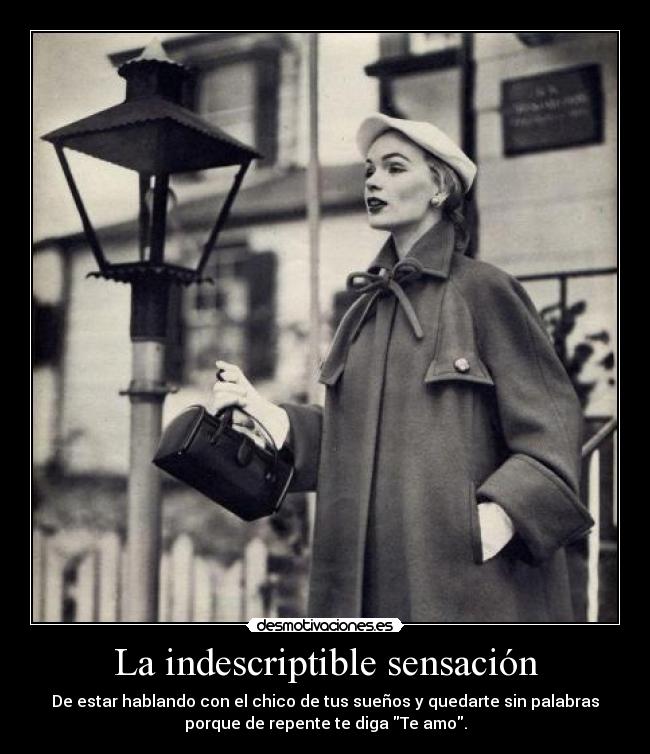 La indescriptible sensación - 