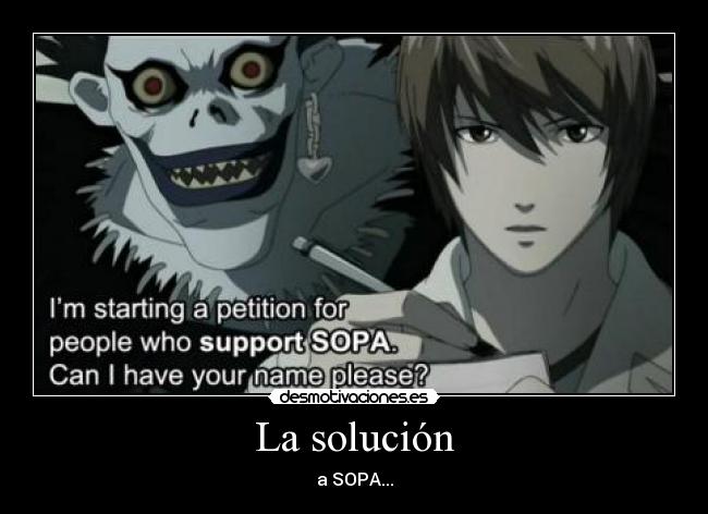 La solución - a SOPA...