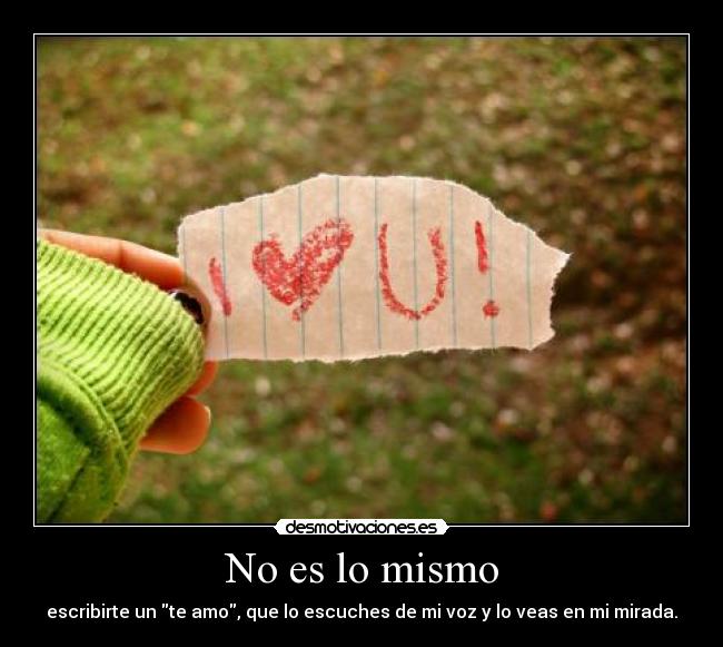 carteles amo voz mirada desmotivaciones