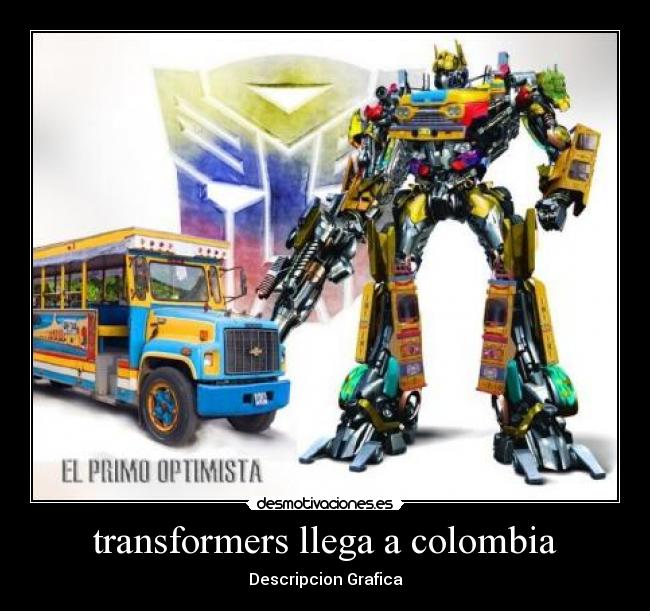 transformers llega a colombia -
