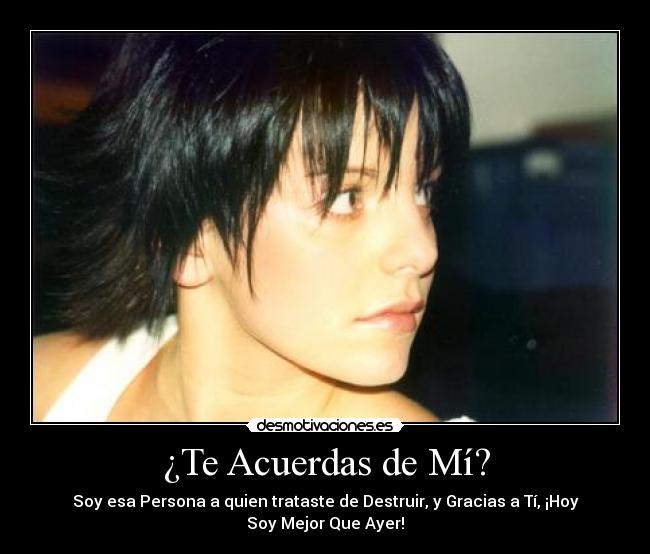 ¿Te Acuerdas de Mí? - 