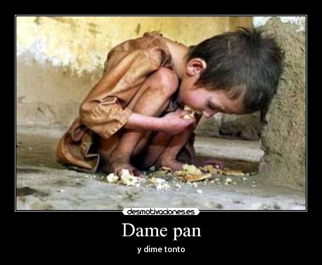 Dame pan - y dime tonto