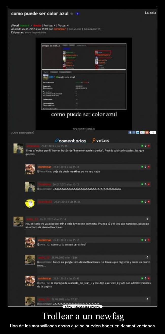 Trollear a un newfag - 