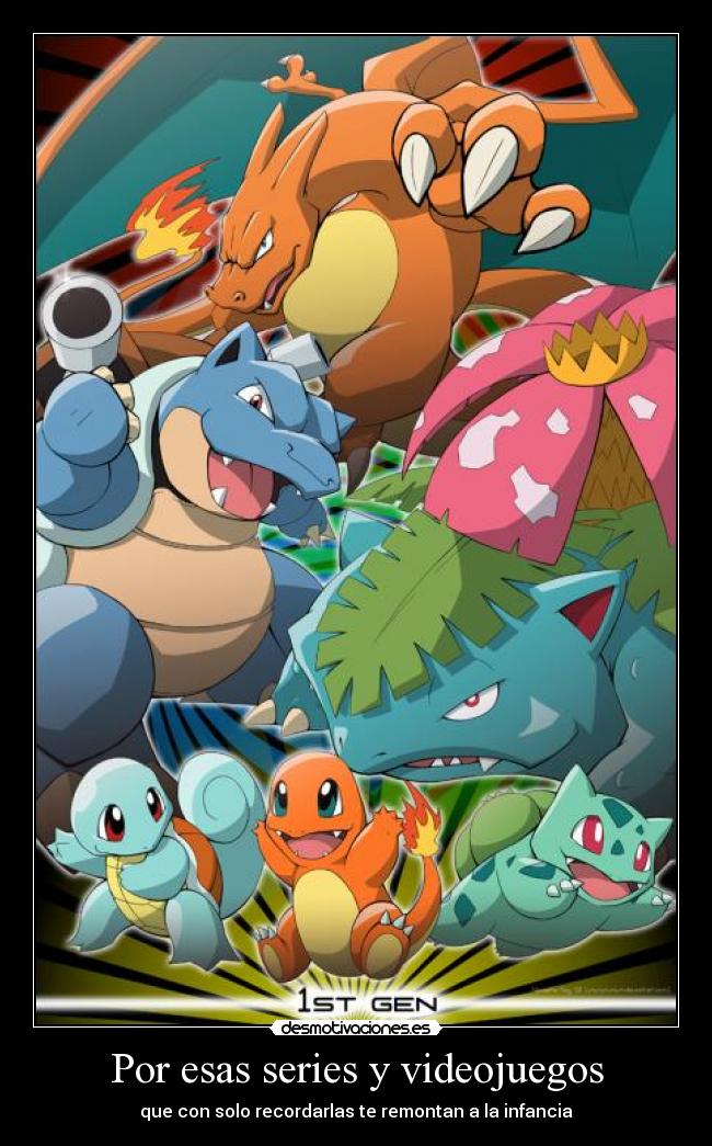 Por esas series y videojuegos - que con solo recordarlas te remontan a la infancia