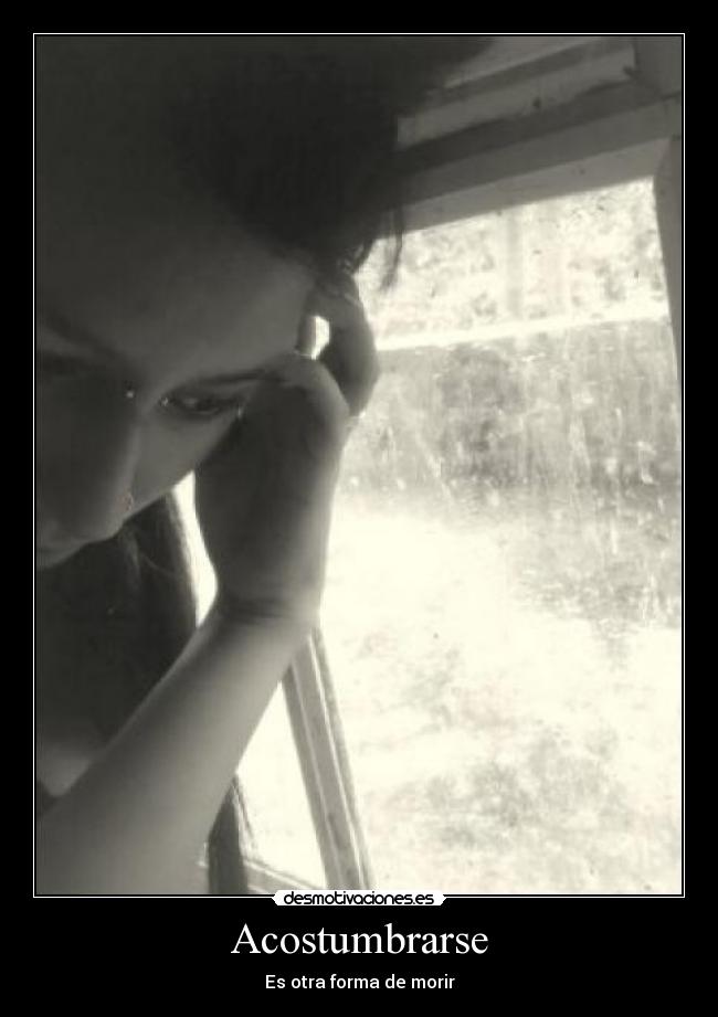 Acostumbrarse -