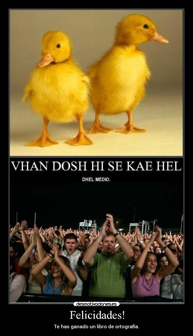 Felicidades! -