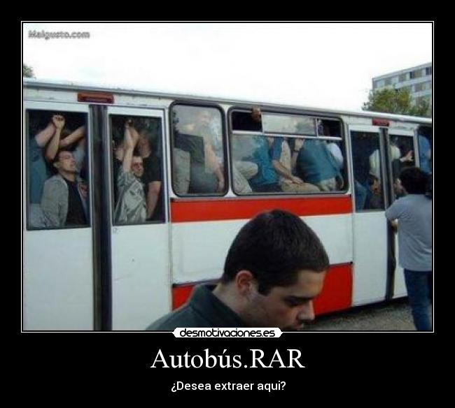 Autobús.RAR - ¿Desea extraer aqui?