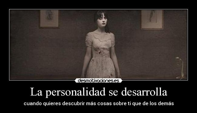 La personalidad se desarrolla -